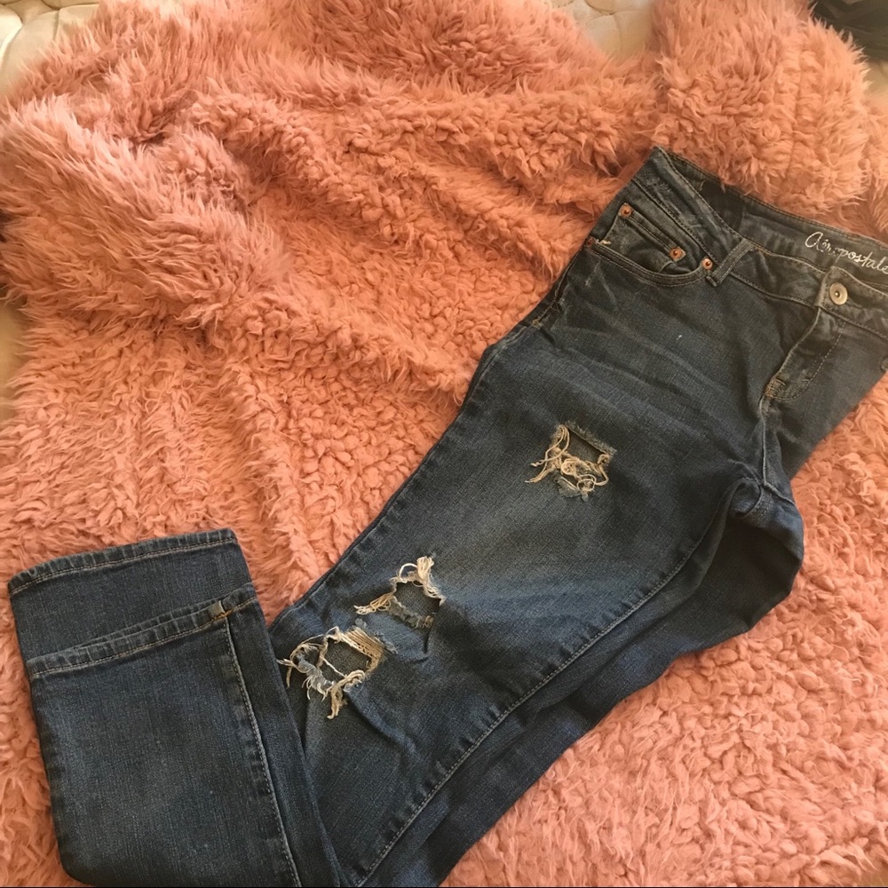 Aeropostal Distressed Jeans Size 8
